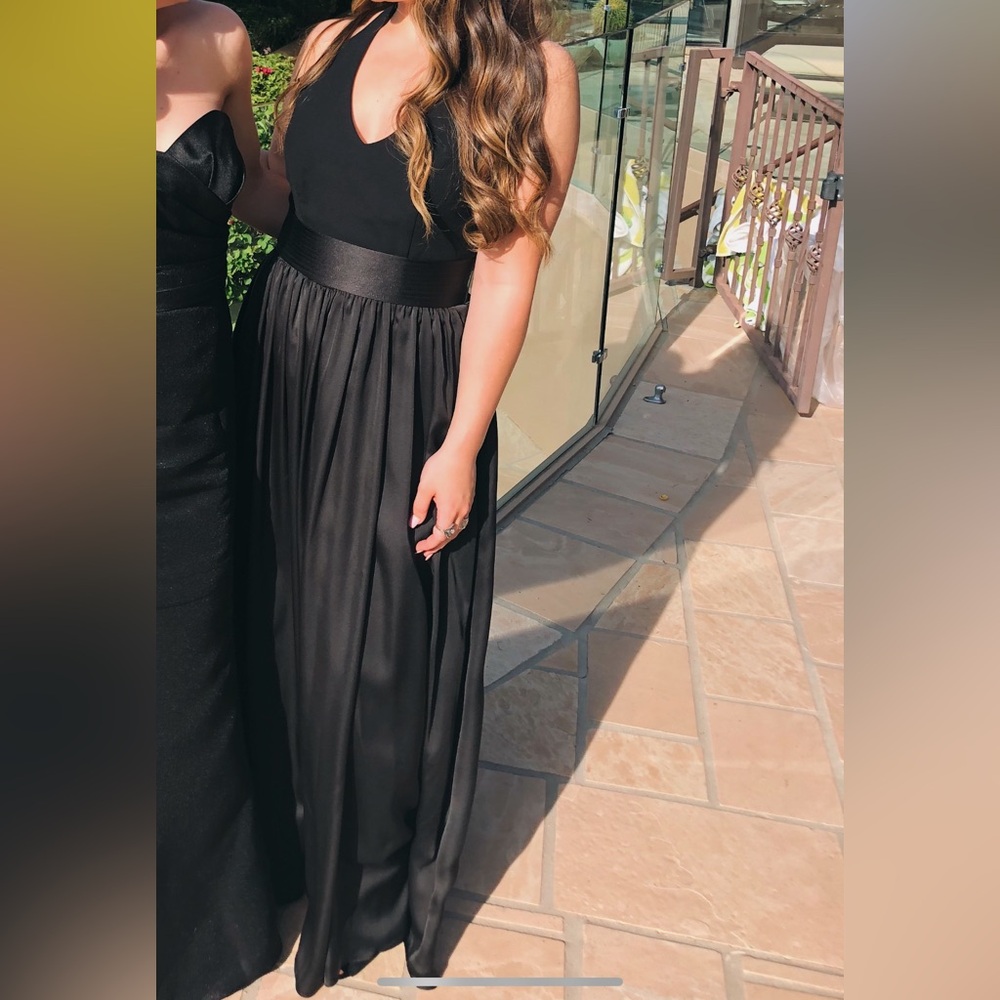 Vera Wang Black Maxi Dress